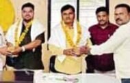 ग्रामसेवक योगेश सुवर्णकार यांना निरोप तर बी,एस,काठेवाड हे रुजू झाले,