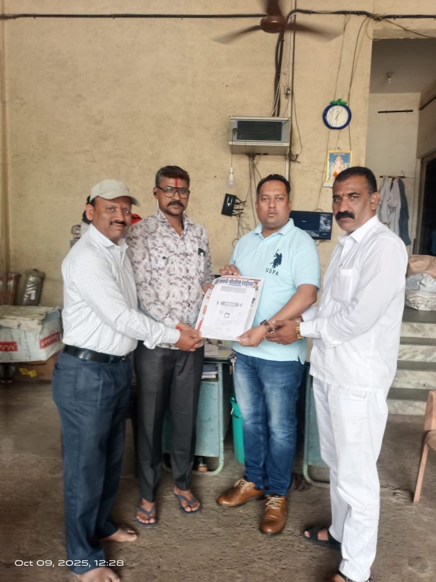 राज्य मराठी पत्रकार परिषदेच्या नवी मुंबई जिल्हाध्यक्षपदी महेंद्र इंदोरे यांची निवड*