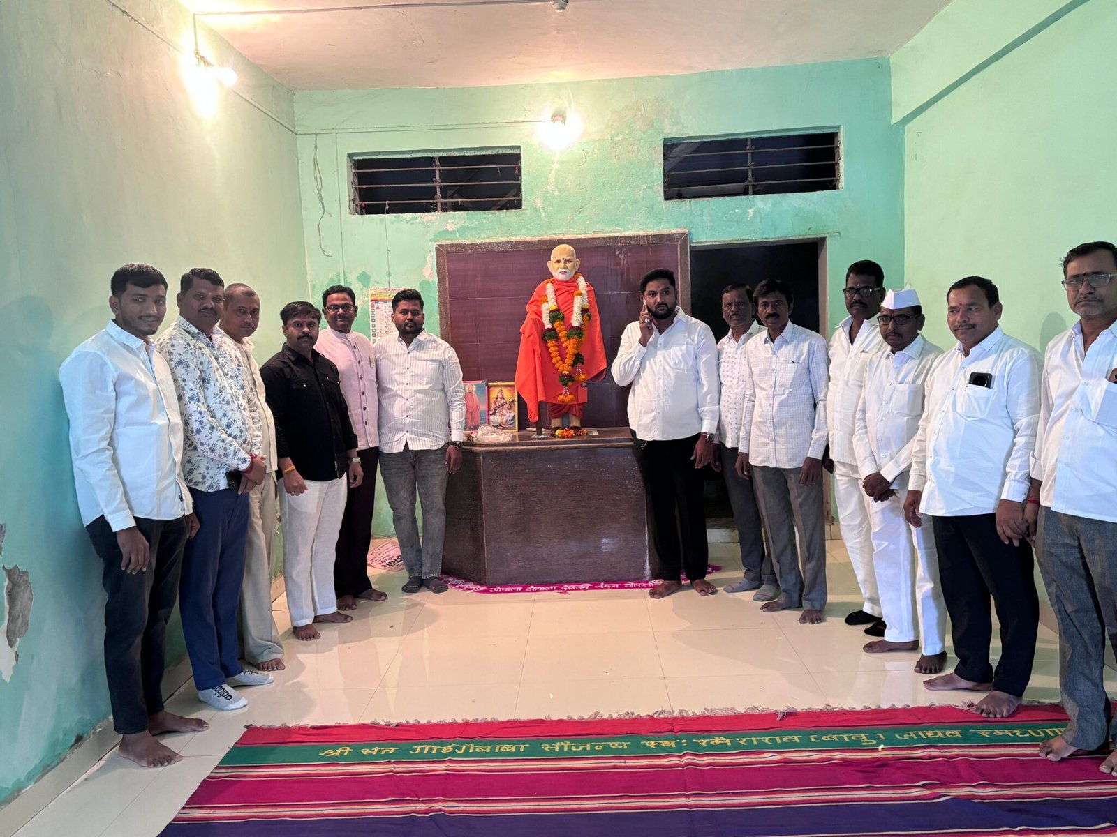 राष्ट्रसंत गाडगे बाबा यांची भिगवण येथे पुण्यतिथी साजरी.