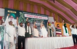 किसान जागृती यात्रेचे रांजणगाव गणपती येथे भव्य व जोरदार स्वागत