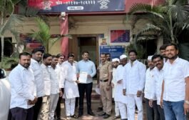 शरदचंद्रजी पवार गटाचे कार्यकर्त्याच्या वतीने निवेदन देण्यात आले .